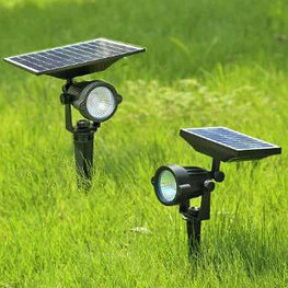 Светильник садово-парковый с солнечной батареей для сада 5W