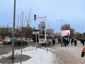 LED - экран: Пр. Абилкайыр хана Сторона А