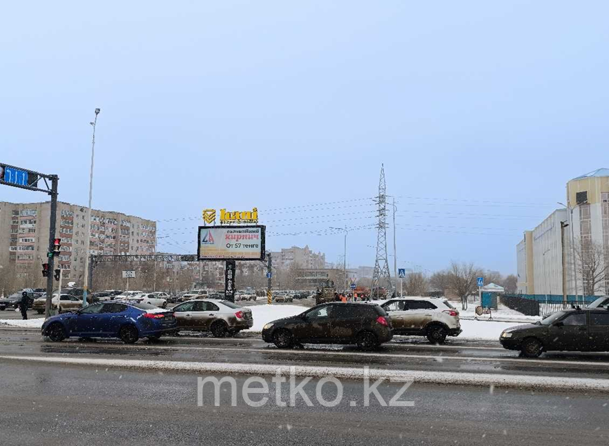 Билборд: Пр. А. Молдагуловой – пр. Санкибай батыра Сторона А