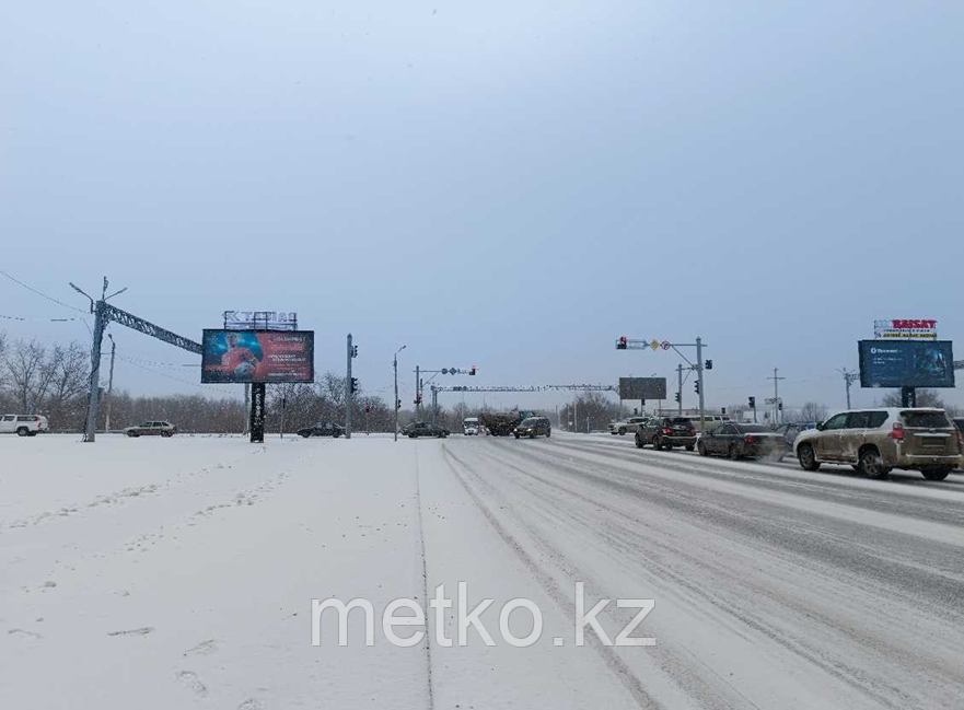Билборд: Пр. К. Нокина – ул. Жанкожа батыра Сторона Б
