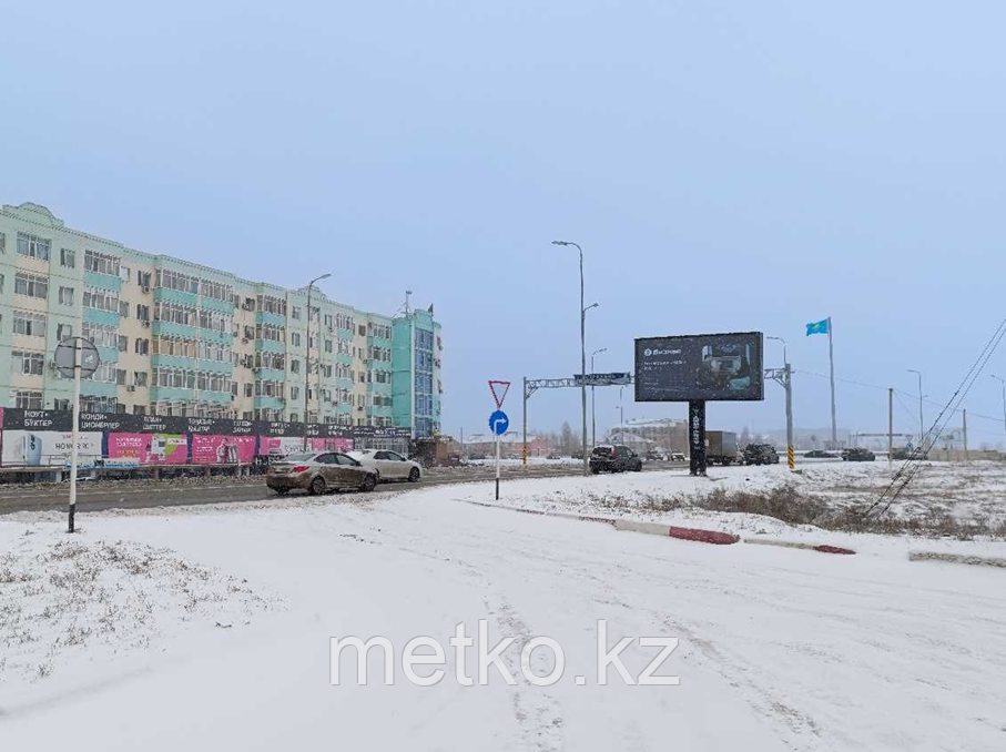 Билборд: Пр. Санкибай батыра – ул. Бокенбай батыра Сторона А