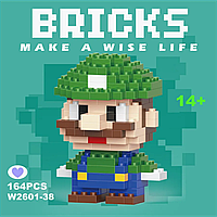 3D Мини-конструктор Bricks "Луиджи (Супер Марио | Super Mario)"