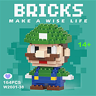 3D Мини-конструктор Bricks "Луиджи (Супер Марио | Super Mario)"