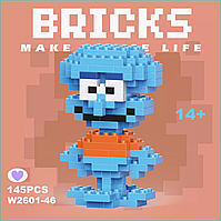 3D Мини-конструктор Bricks "Сквидвард" (Спанч Боб)