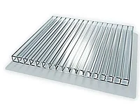Сотовый поликарбонатный лист прозрачный Woggel 2100х12000х16 мм