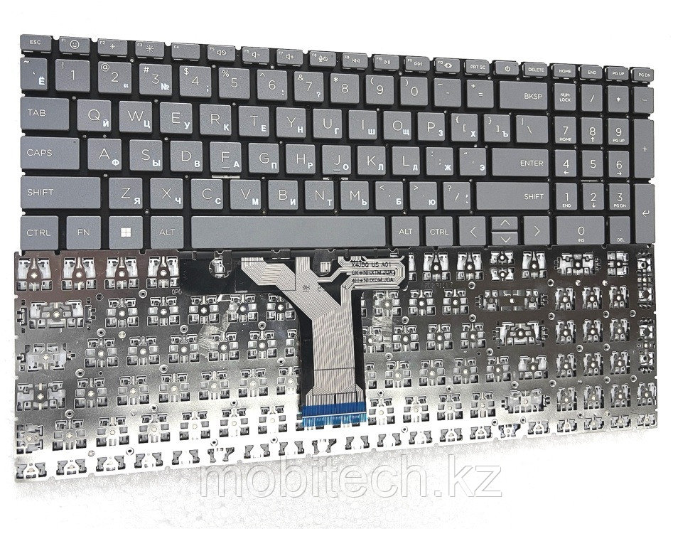 Клавиатуры HP 15-EH 15-EG 15-ER 15-FC M19N73 HP Pavilion 15-EG 15-EH клавиатура c EN/RU раскладкой цвет gray
