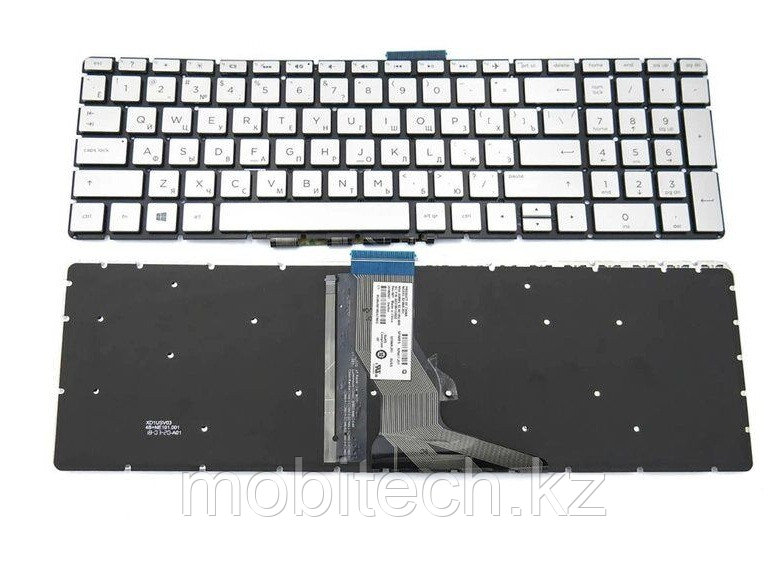 Клавиатуры HP 15S-FQ 15S-EQ 15-CB 15-BS 15-BW 15-RA 15-CC 17-BS 250 G6, клавиатура c RU/EN раскладкой цвет