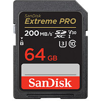 Карта памяти SanDisk 64 Gb Extreme PRO UHS-I SDXC 200 Mb/s