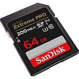 Карта памяти SanDisk 64 Gb Extreme PRO UHS-I SDXC 200 Mb/s, фото 6