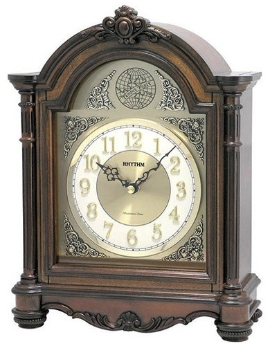 Часы кварцевые Rhythm CRH167NR06, дерево