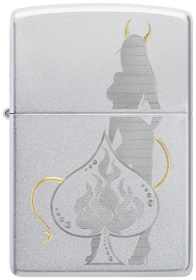 Zippo бензиновая зажигалка 48658, латунь