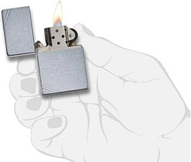 Zippo бензиновая зажигалка 267, латунь, сталь, фото 3
