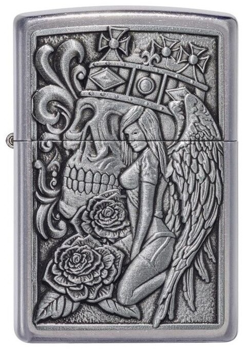 Zippo бензиновая зажигалка 49442, латунь