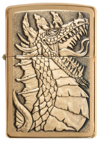 Zippo бензиновая зажигалка 49297, латунь
