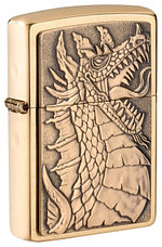 Zippo бензиновая зажигалка 49297, латунь, фото 2
