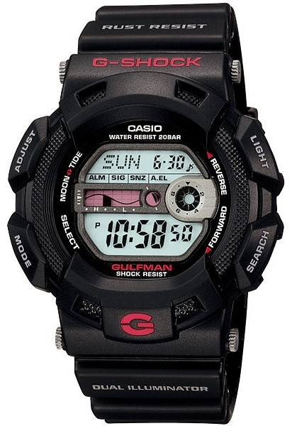 Кварцевые CASIO G-Shock G-9100-1ER пластик
