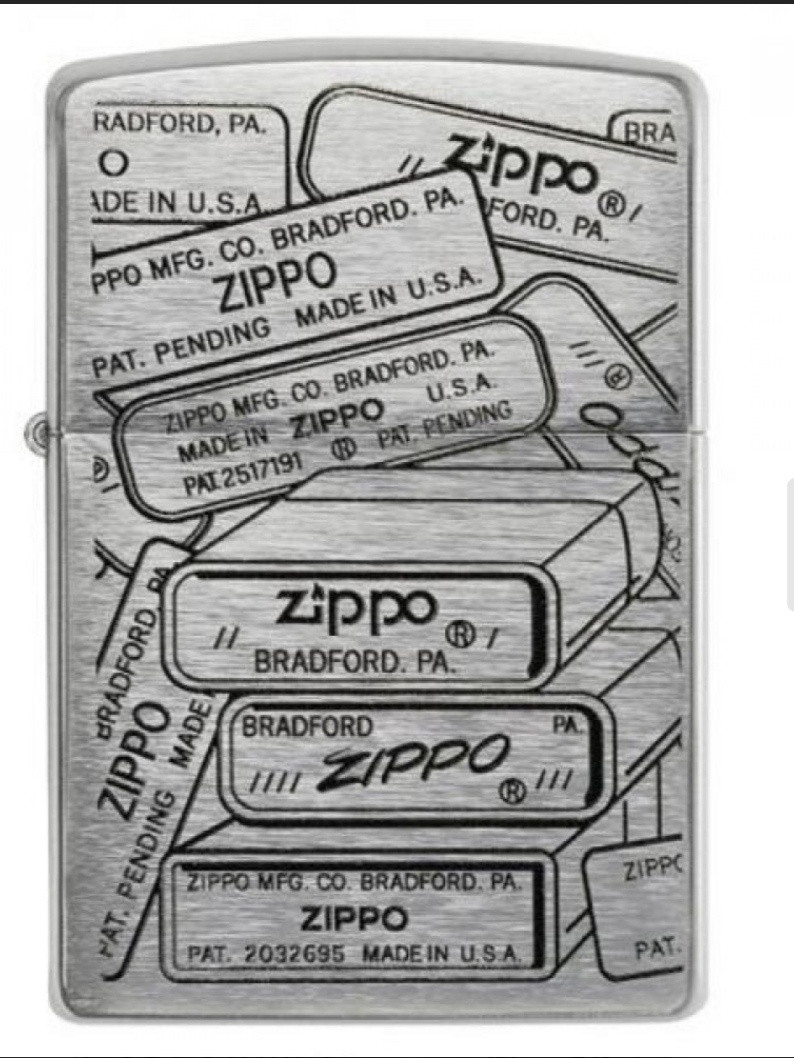 Zippo бензиновая зажигалка 48713, латунь