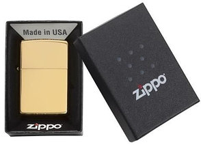 Zippo бензиновая зажигалка 254B, латунь, фото 4