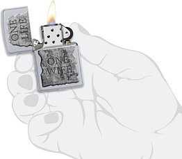 Zippo бензиновая зажигалка 205-CI412258, латунь, фото 4