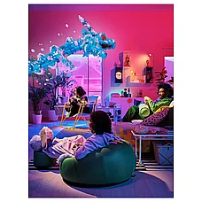 Надувное игровое кресло-шезлонг БРЭННБОЛЛЬ, ярко-оранжевое ИКЕА ,IKEA, фото 4