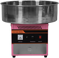 Аппарат для приготовления сахарной ваты XS-03 розовый, серебристый