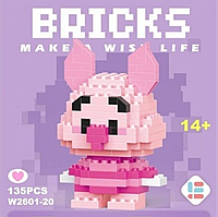 3D Мини-конструктор Bricks "Поросенок Пятачок"