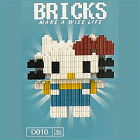 3D Мини-конструктор Bricks "Hello Kitty 2"