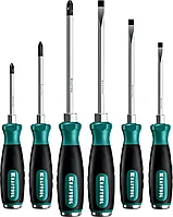 Набор ударных отверток, KRAFTOOL, IMPACT, PRO, 6 предметов (25025)