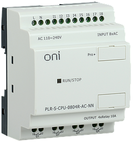 Логическое реле PLR-S CPU0804(R) 8DI/4AO 230В без экрана ONI (не расширяемое)