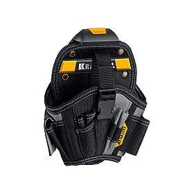 Кобура для шуруповерта KRAFTOOL KH-17 большая, с быстросъёмным креплением, FastClip, 17 карманов (38768)