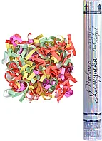 Пневмохлопушка поворотная 40см конфетти OBL-044