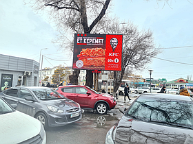 LED-экраны: ул.Акын сара уг. Ул.Кабанбай Батыра