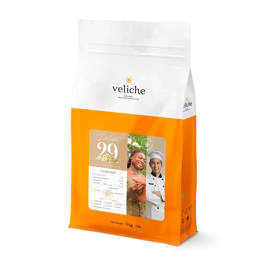 Шоколад Veliche (белый) 29%,  10 кг