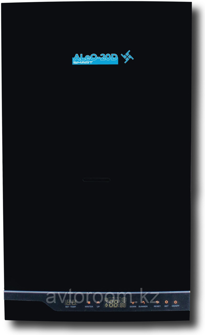 Газовый котел ALeO 20KW SMART DOUBLE на 200 кв (черный Wi-Fi) + дымоход, фото 1