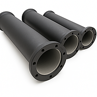 Чугунные напорные трубы ВЧШГ 100х8.4х5500 2.5 Мпа фланцевое