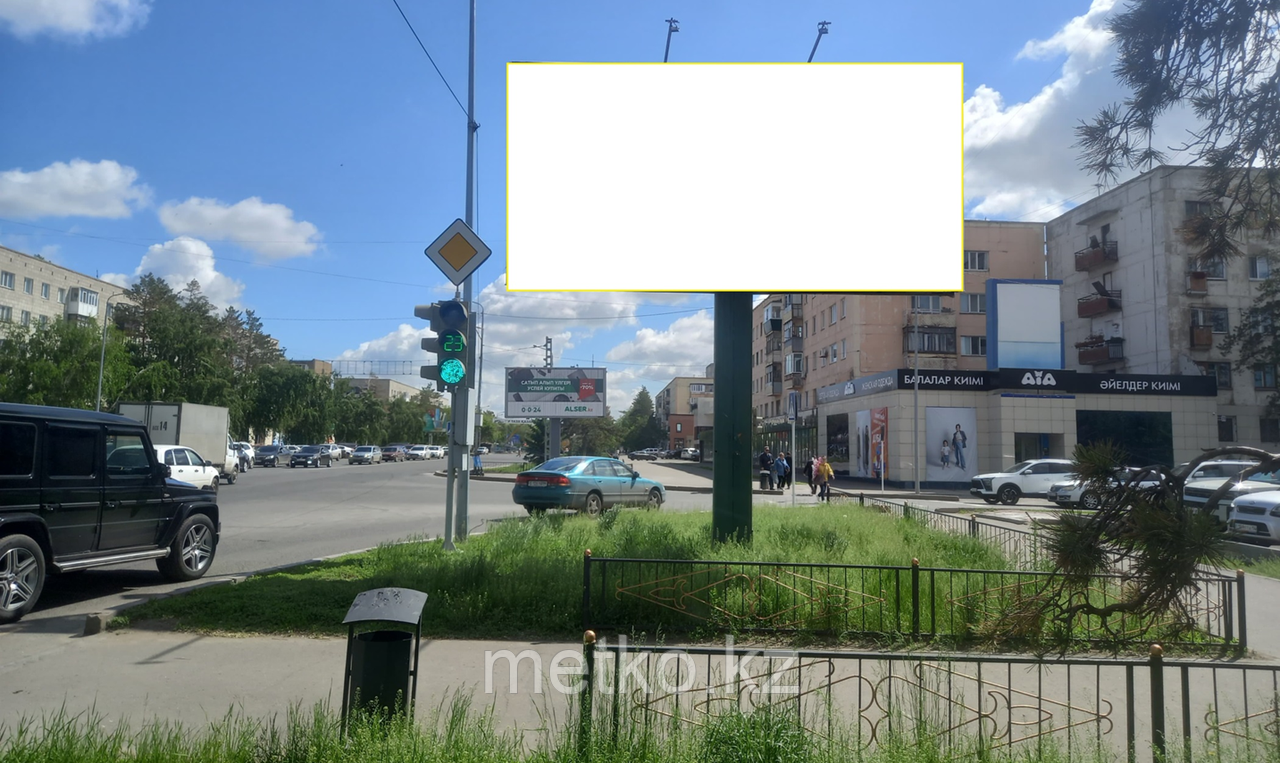 Билборд: Ул. Лермонтова - Бектурова А
