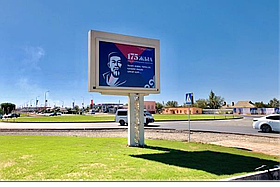 Билборд: пр. Саттарханова, кольцевая дорога на комплекс Караван Сарай Б