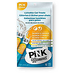 Pink moments пюре-лакомство для кошек и котят из филе лосося и курицы с тунцом, 75 гр