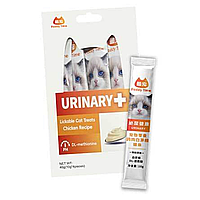 Paddy time функциональное лакомство-пюре Urinary Health для кошек и котят на основе куриного филе с тунцом, 40 г