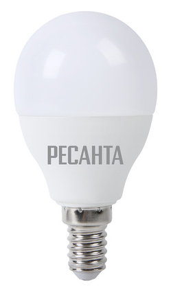 Лампа светодиодная РЕСАНТА LL-R-G45-7W-230-3K-E14, фото 1