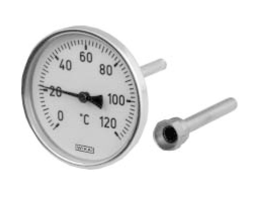Термометр А4502 G1/2B NG 100 мм, WIKA Германия - фото 1 - id-p15618594