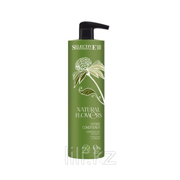 Увлажняющий кондиционер мягкого действия Selective Natural Flowers Hydro Conditioner 1000 мл.