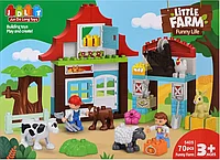 Конструктор блочный Ферма 5405 70 дет. JDLT