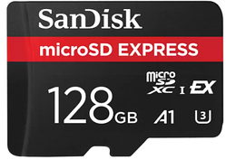 Карта памяти SanDisk 128 Gb microSD Express 880 MB/s