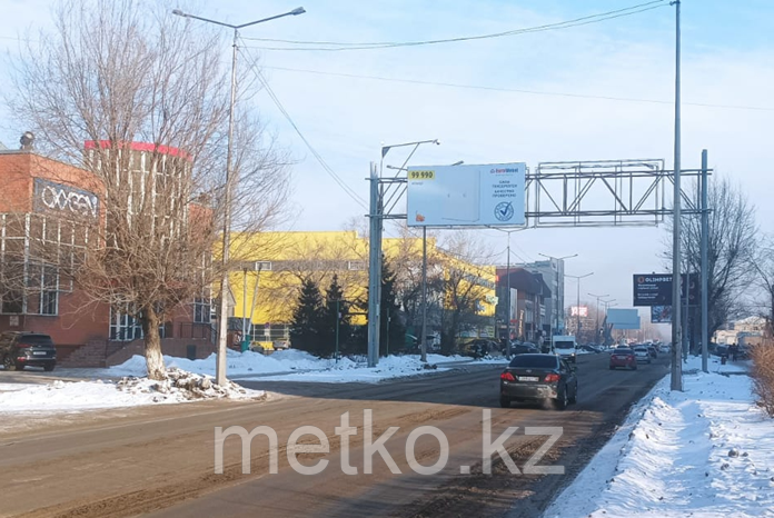 Билборд: правый берег пр. Шакарима А