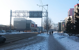 Билборд: правый берег пр. Шакарима Б