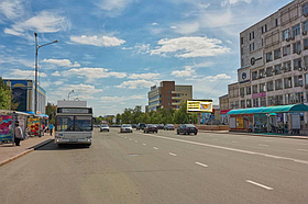 Призматрон: ул. Лермонтова 46  - ул. Ак.Саипаева А