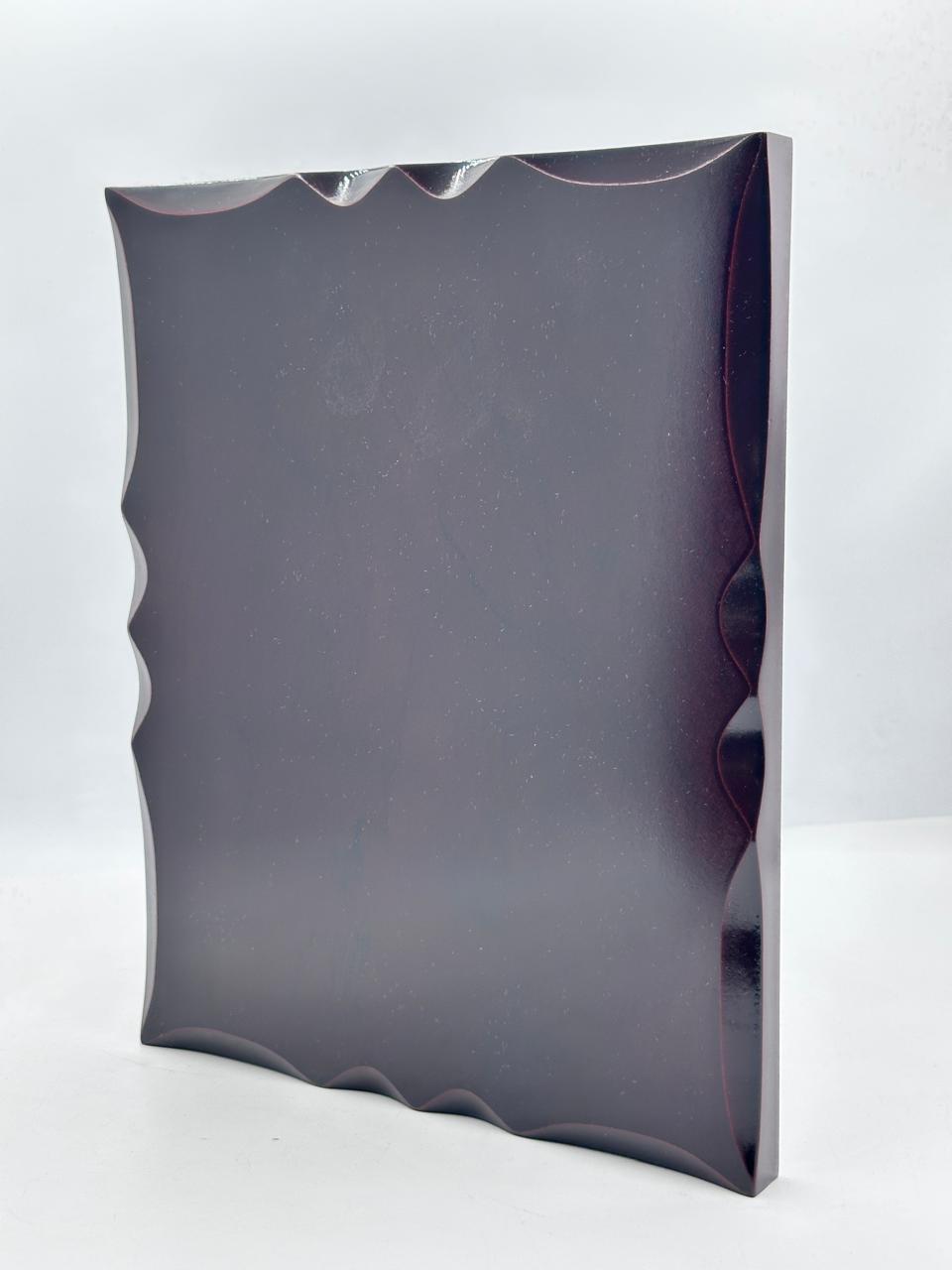 Плакетка 20*25 из МДФ. Цвет - каштан