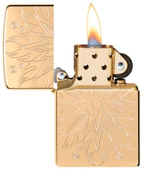 Zippo бензиновая зажигалка AE401569, латунь, фото 2