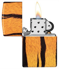 Zippo бензиновая зажигалка Tiger 48217, латунь, фото 3